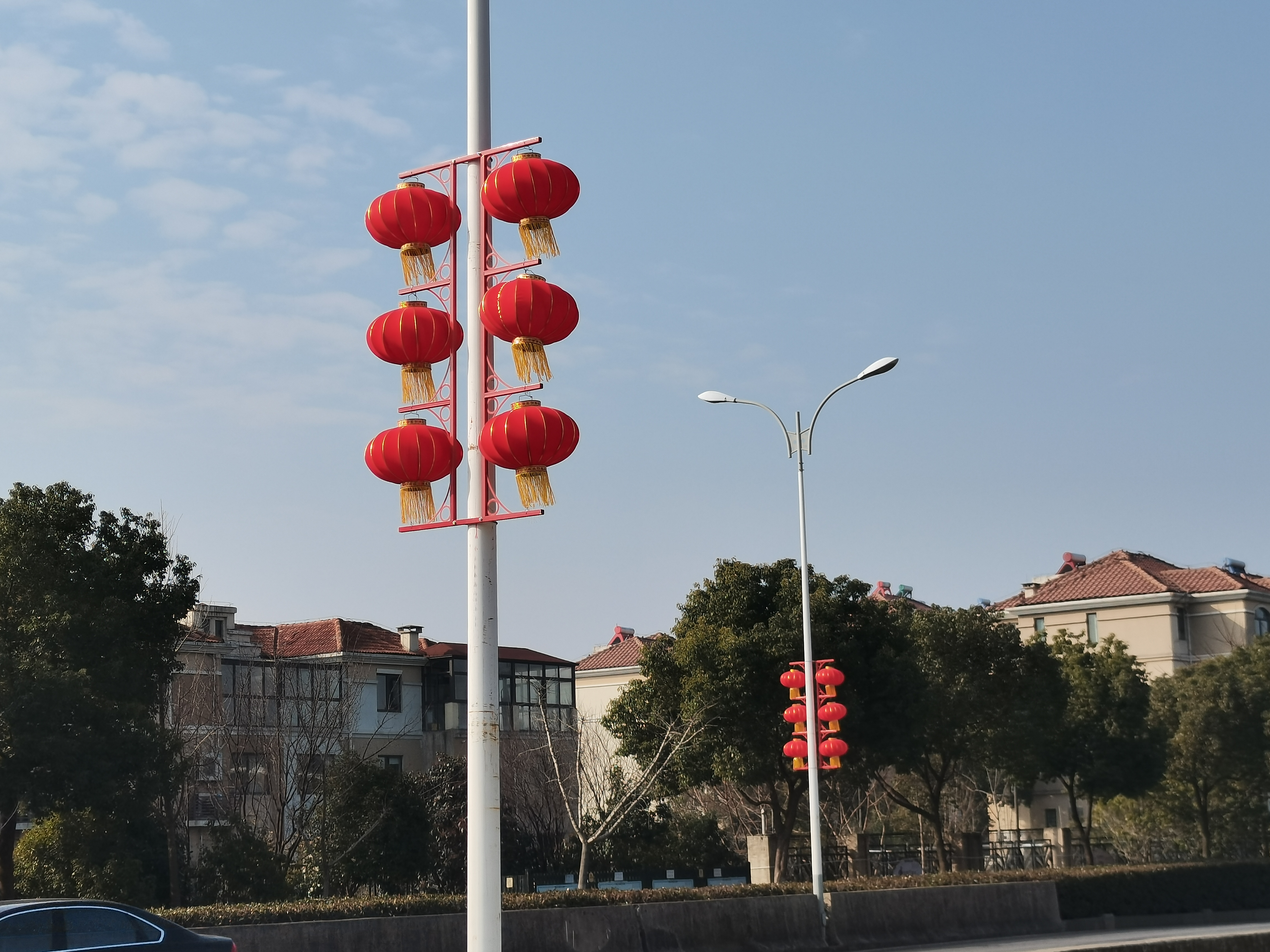 大红灯笼高高挂红红火火迎新年